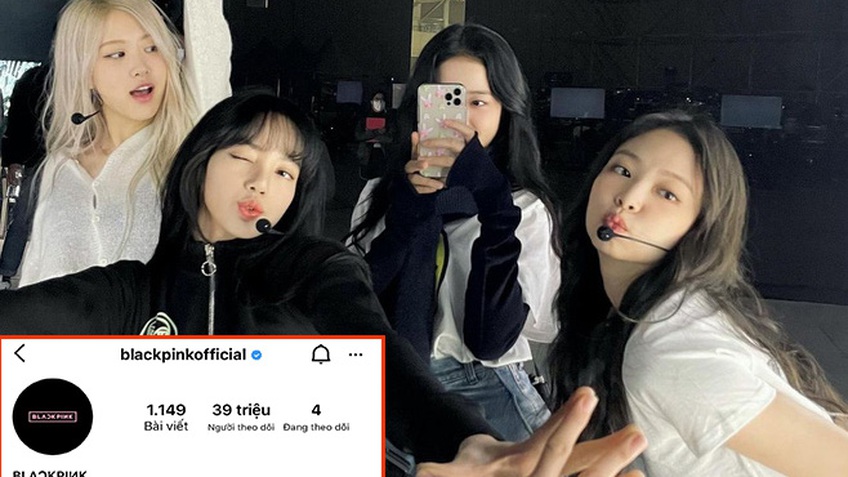 BLACKPINK cán mốc 39 triệu follower trên Instagram, nhưng chỉ xếp thứ 2 và đứng sau nhóm nhạc này!