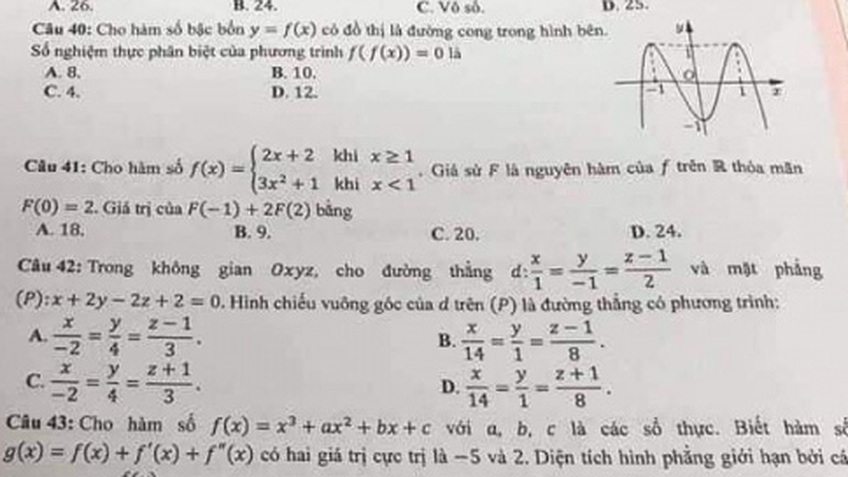 Bộ GD-ĐT đã tìm ra thí sinh mang điện thoại vào phòng thi chụp đề Toán tung lên mạng