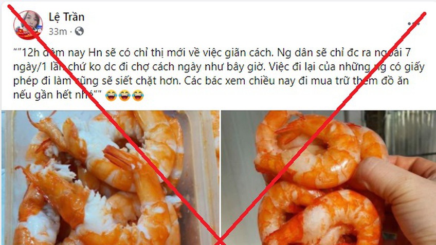 Hà Nội: Thông tin người dân chỉ được ra ngoài 7 ngày/1 lần là 'Tin giả'