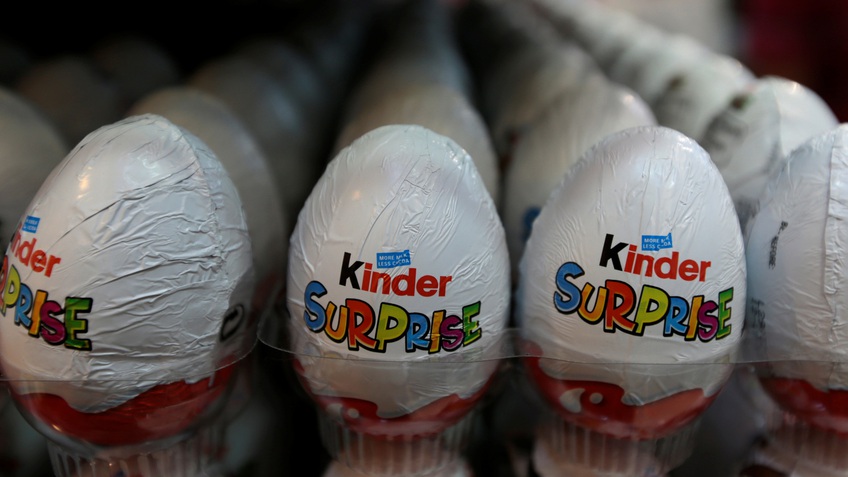 Kẹo chocolate Kinder bị thu hồi tại Mỹ vì lo ngại nhiễm khuẩn salmonella 