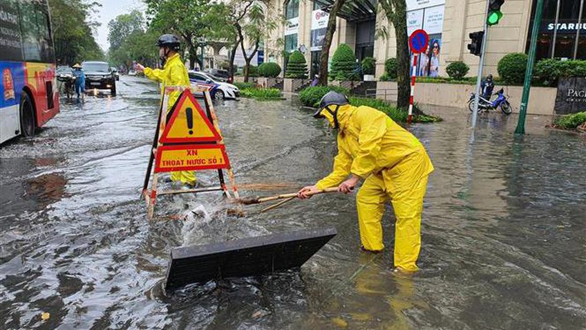 Những tuyến phố ở Hà Nội có nguy cơ ngập trong sáng 11/8