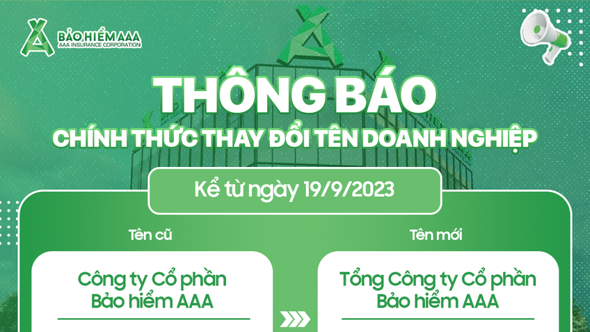 Bảo hiểm AAA đổi tên, hướng đến top 10 doanh nghiệp bảo hiểm phi nhân thọ