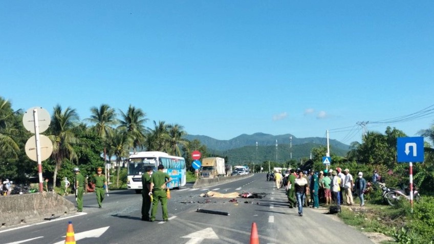 Tai nạn giao thông liên hoàn trên Quốc lộ 1A, 3 người chết tại chỗ