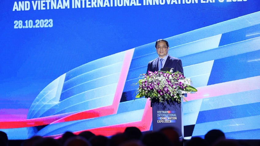 Thủ tướng dự Lễ khánh thành NIC cơ sở Hòa Lạc và khai mạc Triển lãm quốc tế đổi mới sáng tạo Việt Nam 2023
