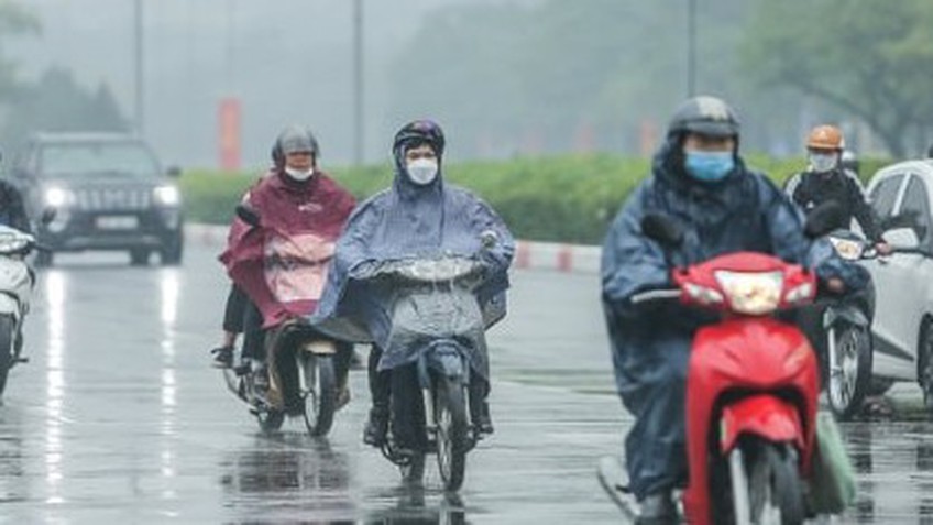 Đêm nay, miền Bắc hứng mưa, vùng núi cục bộ mưa to