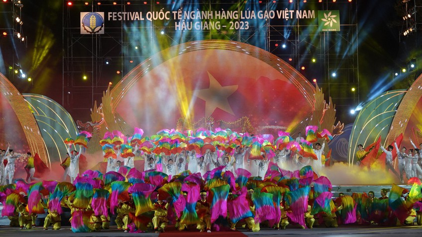 Khai mạc Festival Quốc tế ngành hàng lúa gạo Việt Nam - Hậu Giang 2023