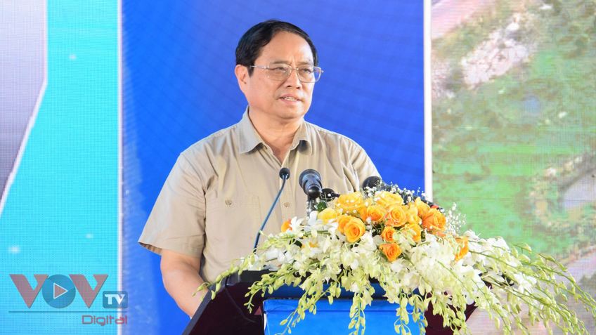 Thủ tướng Phạm Minh Chính tuyên bố khánh thành các Dự án thành phần đoạn Nha Trang - Cam Lâm và Vĩnh Hảo - Phan Thiết