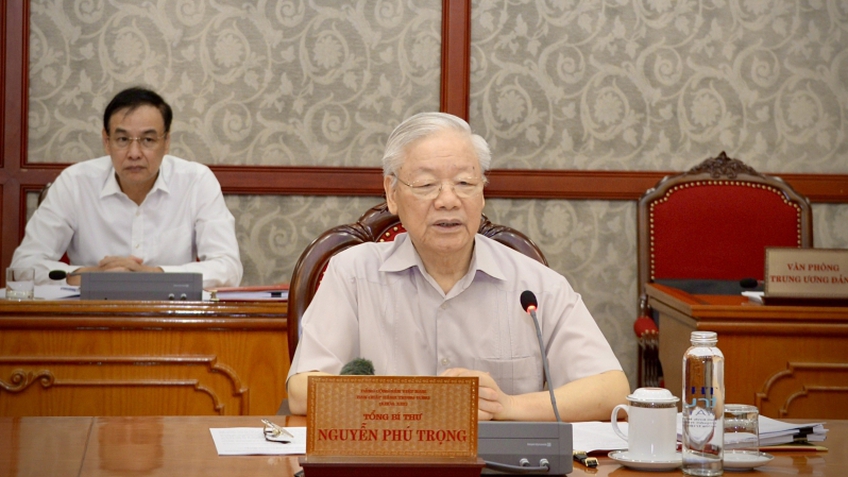 Tổng Bí thư Nguyễn Phú Trọng chủ trì họp Bộ Chính trị cho ý kiến về tình hình kinh tế - xã hội
