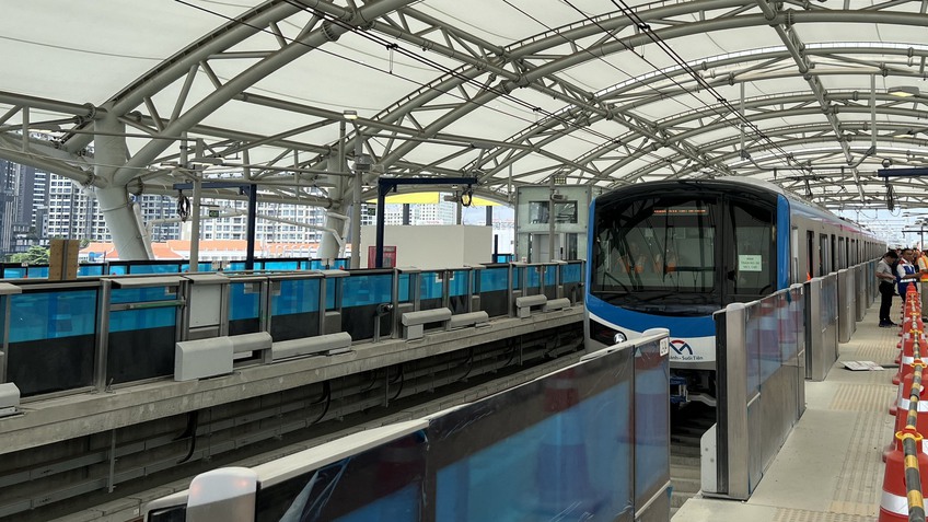 Metro 1 TP.HCM chạy thử nghiệm toàn tuyến an toàn