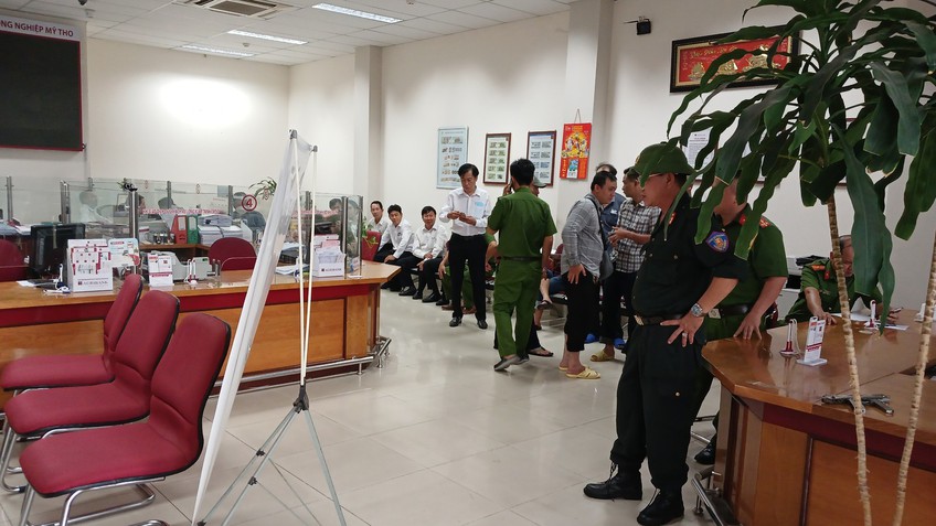 Bắt đối tượng cướp tiền ngân hàng Agribank, Tiền Giang