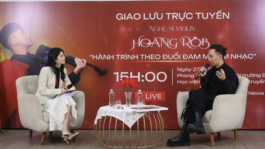 Giao lưu trực tuyến cùng Hoàng Rob: Nghệ sĩ tiên phong kết hợp violin cổ điển cùng âm nhạc hiện đại