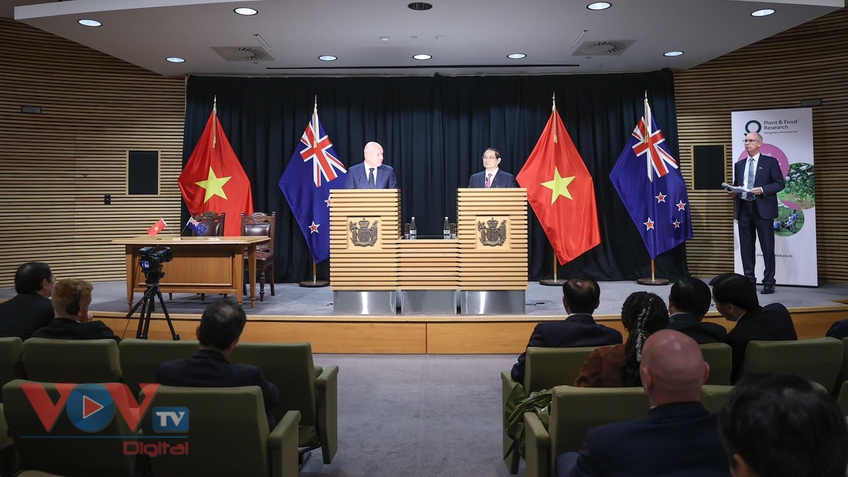 Tuyên bố báo chí chung của Thủ tướng Chính phủ Việt Nam Phạm Minh Chính và Thủ tướng New Zealand Christopher Luxon