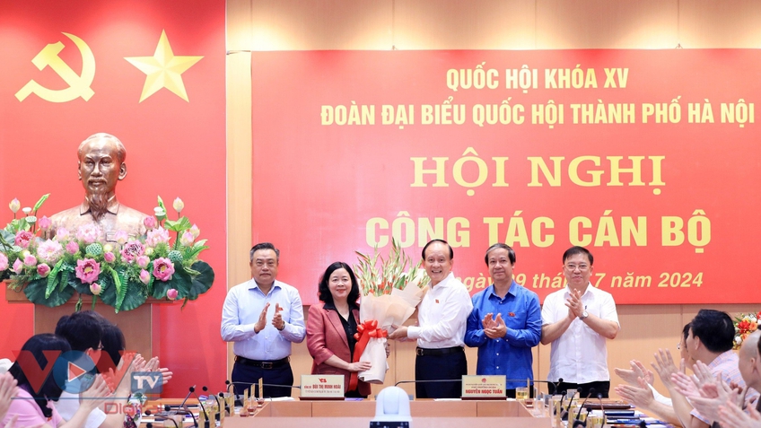 Bí thư Thành ủy Hà Nội Bùi Thị Minh Hoài được bầu làm Trưởng đoàn đại biểu Quốc hội thành phố Hà Nội