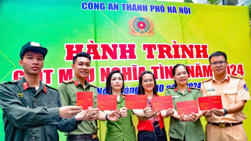 Công an Thủ đô khởi động hành trình “Giọt máu nghĩa tình” năm 2024